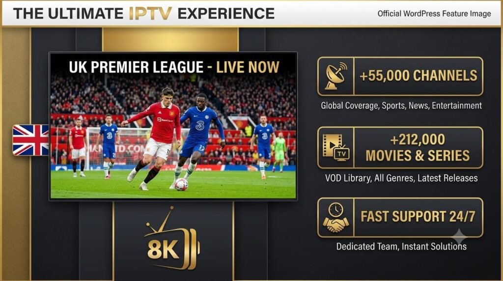 8K IPTV UK — Stream 55,000+ Channels in Genuine 8K | 8Kteam.uk